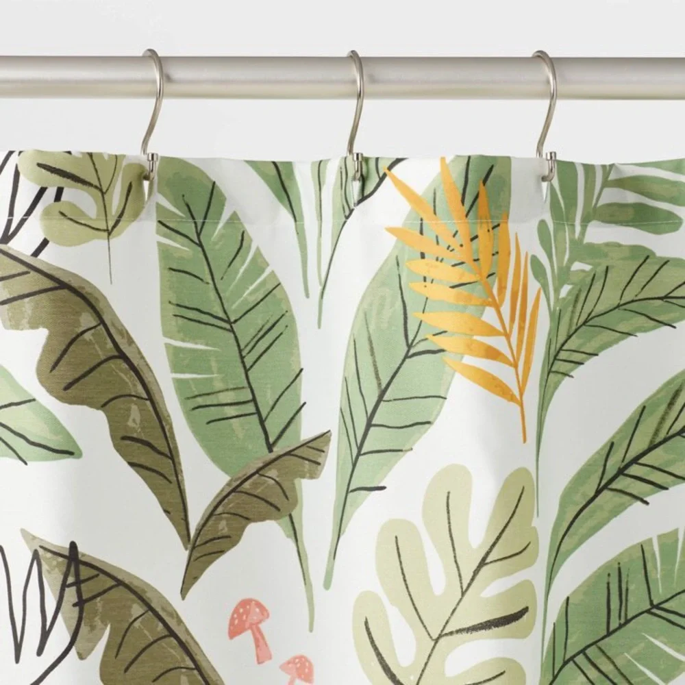 NWT Pillowfort Botanical Shower Curtain